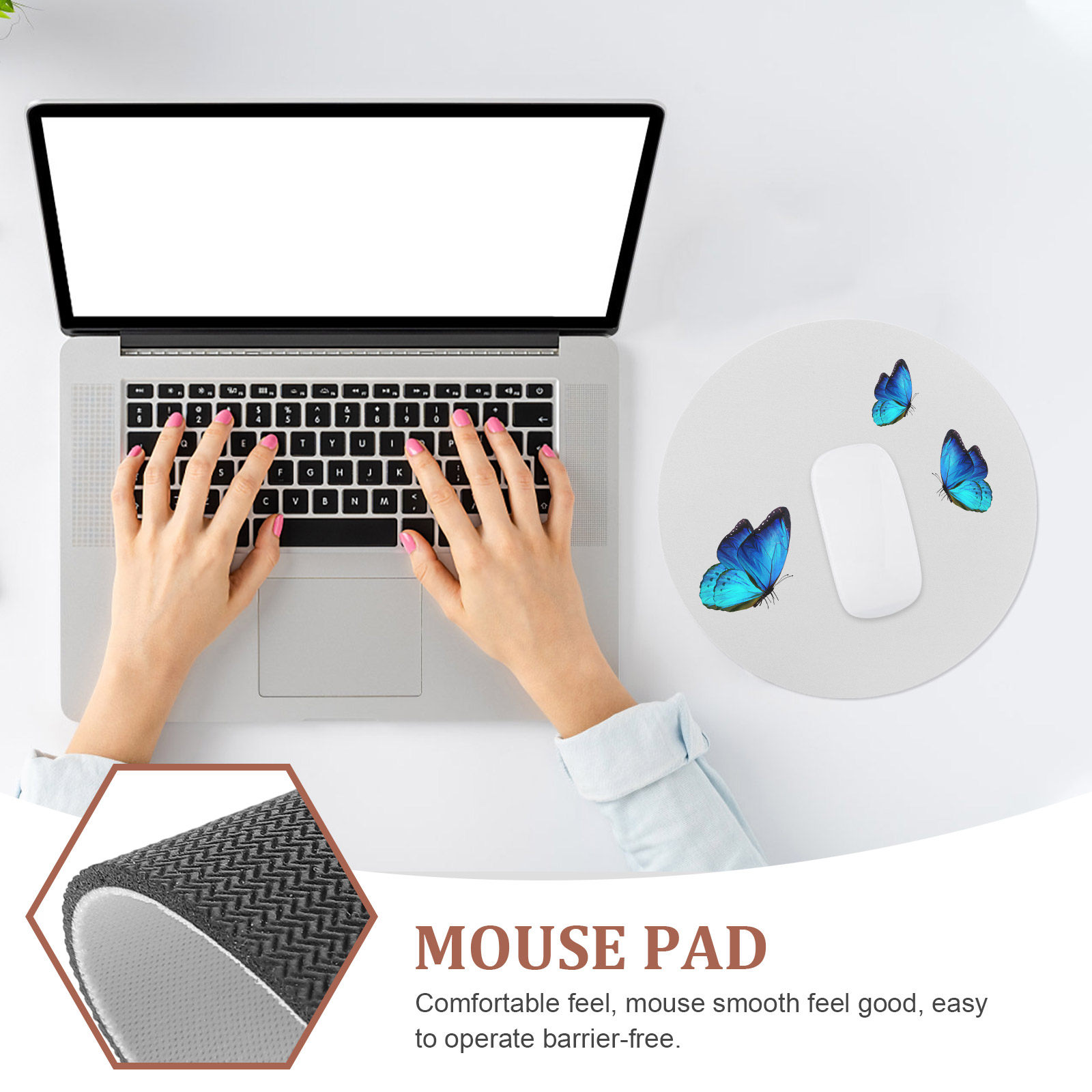 แผ่นรองเมาส์ยางเปล่า 5 ชิ้น ขน - Mouse Pad Blank Sublimation บทวิจารณ์และราคา