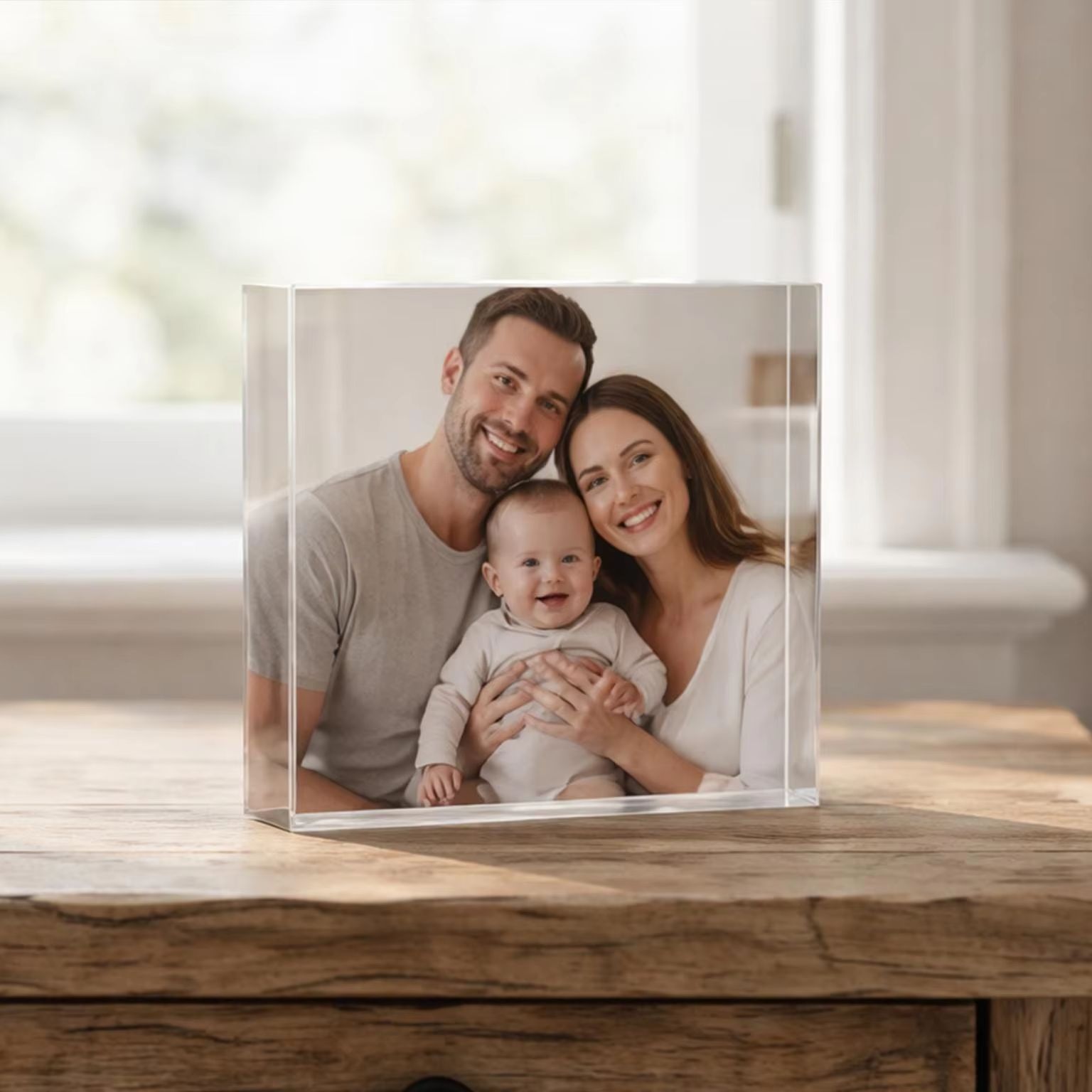 บล็อกภาพถ่ายมิตรภาพแบบกำหนดเอง - Photo Acrylic Block บทวิจารณ์และราคา