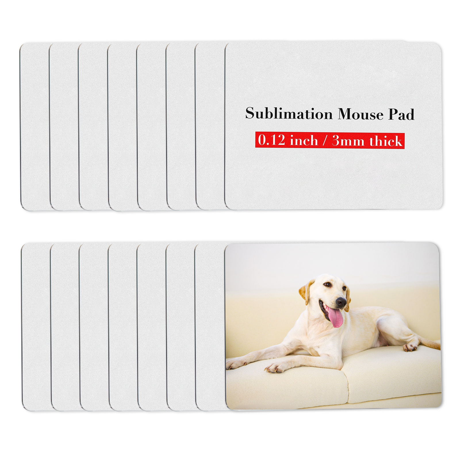 8pcs ระเหิดแผ่น Pad เปล่า Mous - Mouse Pad Blank Sublimation บทวิจารณ์และราคา