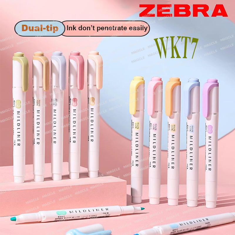 Zebra 1pcs Highlighter ปากกา W - Zebra Pen Mildliner บทวิจารณ์และราคา