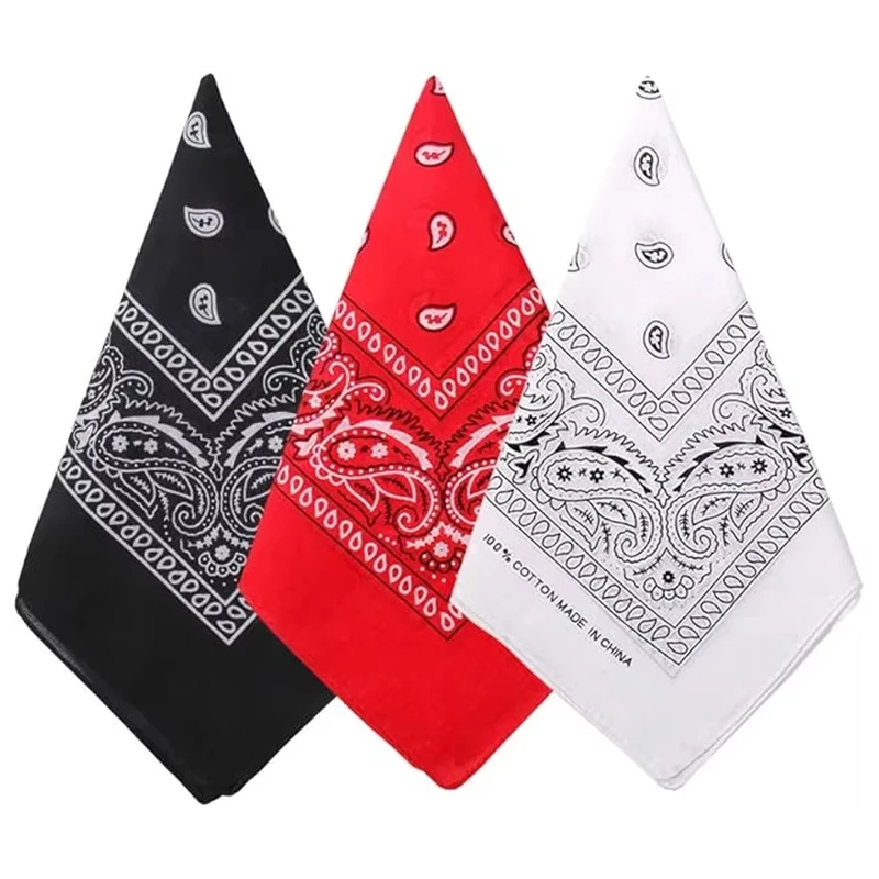 ผ้าพันคอฮิปฮอป ลายคาวบอย ลายเพ - Bandana Blank White บทวิจารณ์และราคา